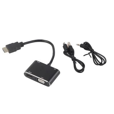 Adapter Komputerowy Interfejs Multimedialny HD do Interfejsu Multimedialnego HD VGA 4K Konwerter PC dla Monitora