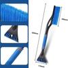 Ice Scrapers For Car Windshield Detachable Aluminum Snow Brush Ice Scrapers No-Scratch Ergonomic Car Accessories Heavy Duty Snow