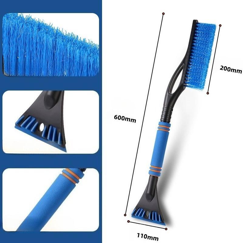 Ice Scrapers For Car Windshield Detachable Aluminum Snow Brush Ice Scrapers No-Scratch Ergonomic Car Accessories Heavy Duty Snow