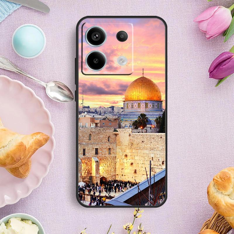 Jerusalem Building Case For Xiaomi Redmi Note 15 Pro Plus 10 11 12 13 14 Pro Cover For Redmi 14C 15C 12C 10C 13C