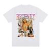 Britney Spears Fashion Aesthetic Graphic T Shirt 100% Cotton Casual T-shirts Harajuku Vintage Short Sleeve Tee Shirt Unisex