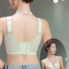 Lace Breathable Underwire Bra for Women Plus Size Bra for Women Adjustable Back Anti Sagging Gathered Top Bra