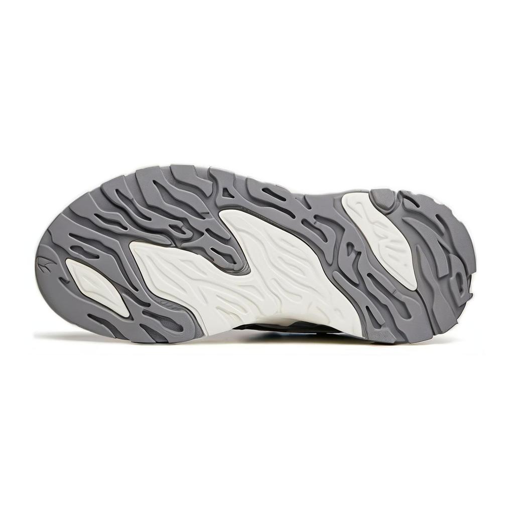 Anta Kids Casual Fleece Lined Non-Slip Wear-Resistant Warm Low-Top Running Shoes Kids Sneakers Black Blue Gray A312146807-2