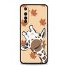 Giraffe Illustration Phone Case For Realme 12 11 10 9 8 5G 7 6 GT5 GT3 GT2 Pro C21 C11 C25 C35 For Realme GT Neo 2 3 3T 5 Cover
