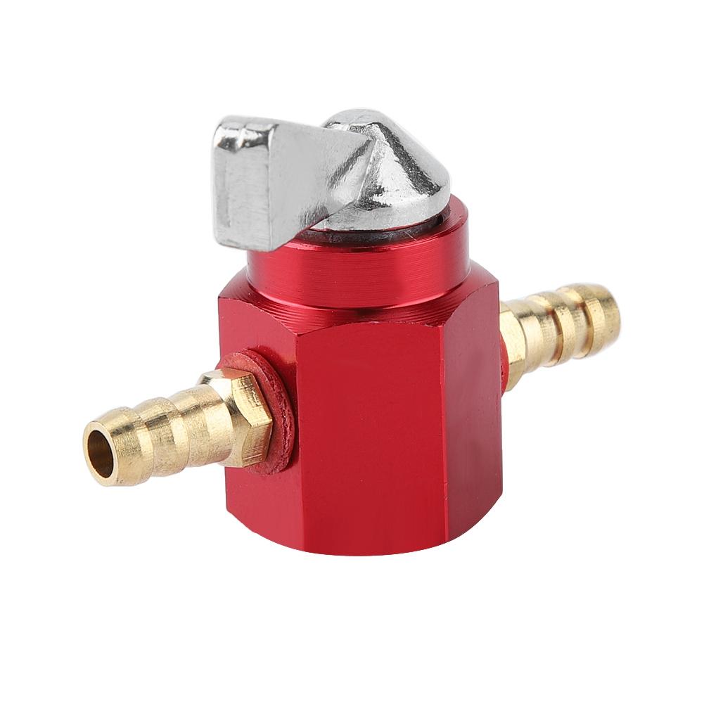 1pc Fuel Tank Switch Tap Valve Petcock Motorcycle ATV Quad (Red)