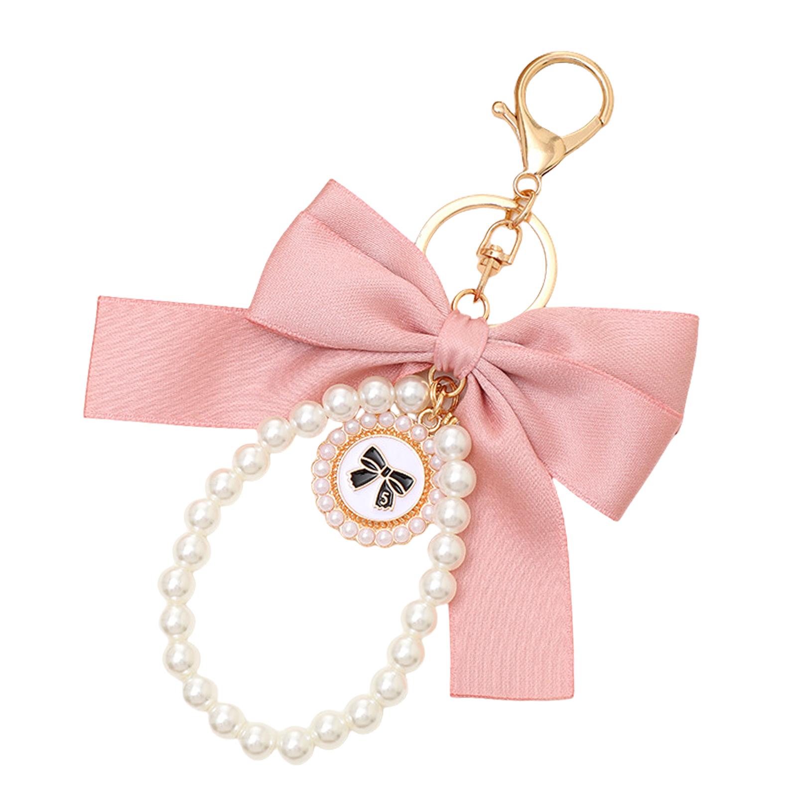 

Модные Жемчужные Банты Аксессуар для Сумки Универсальный Брелок Подвеска Подвесное Украшение Для Кошельков