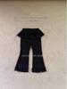 Spring & Autumn Korean-Style Girls' Ruffled Micro-Flare Trousers