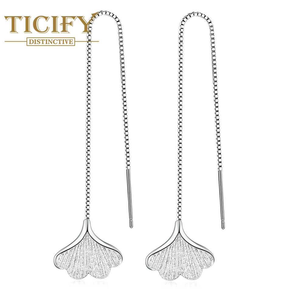 

Креативные серьги Sweet Ginkgo белый