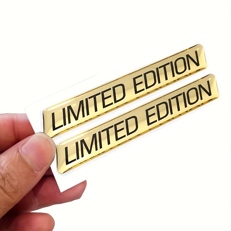 

2PCS Limited Edition GOLD 3D Car Body Badge Sticker Trunk Emblem Decal Accessorie For Car Motorcycle Bike золотий