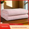 Thickened Coral Fleece Flannel Blanket for Home, Office, and Baby – Solid Color, Air Conditioning Quilt