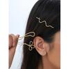 3pcs Fashionable Simple Versatile With Broken Hair Edge Clips Girl Bangs Hair Twist Clips Accessories