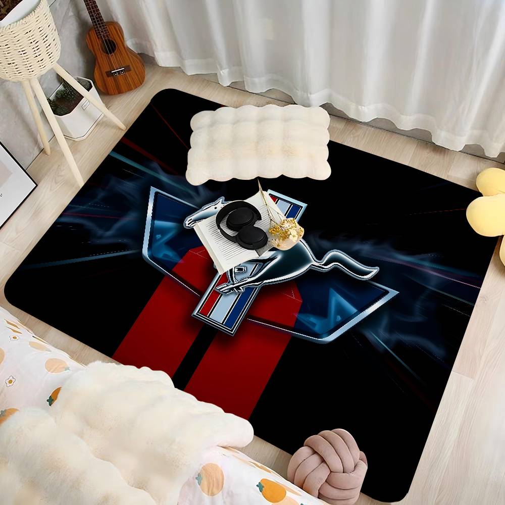 Horse Mustang Hallway Carpet Washable Non-Slip Living Room Sofa Chairs Area Mat Kitchen Doormat Area Rug