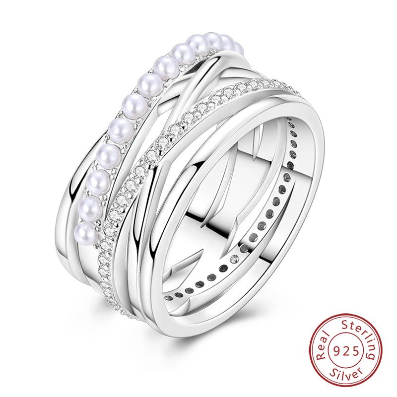 925 Silver Heart Shaped Infinite Minimalist Rings Hollow Celtic Knot Rings For Women Elegant Engagement Wedding Jewelry