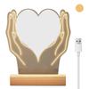 Unique 3D Photo Lamp For Couples Personalised Acrylic Night Light Photo Frame For Bedroom Decoration
