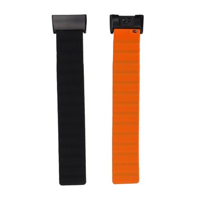 2Pcs Silicone Magnetic Watch Band Adjustable Strap for Redmi Smart Wearable Accessories Black