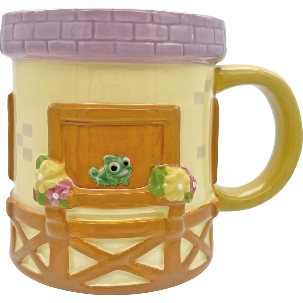 Disney 3D Zaplątani 11 x 9 SAN4738 Kubek "Zaplątani", Gadżet, Roszpunka, Zastawa stołowa, Różowy, Około. cm, 300ml,