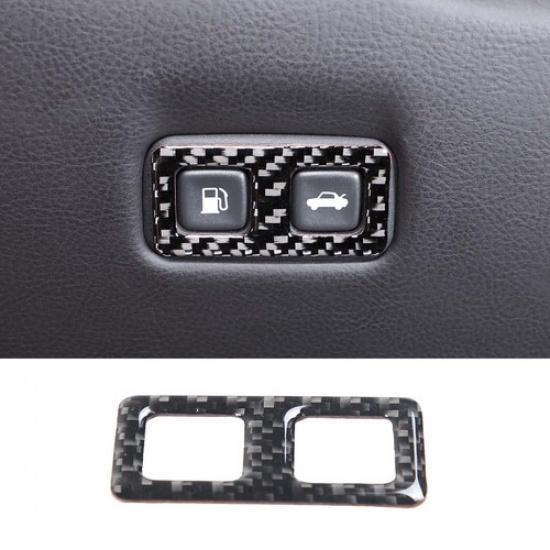 Soft Carbon Fiber Trunk Switch Button Frame Trim Sticker For Corvette C6 2005-13