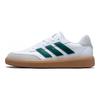 adidas COURTBLOCK Abrasion Resistant Breathable Low Top Tennis Shoes Men's White Green Sneakers IF6505