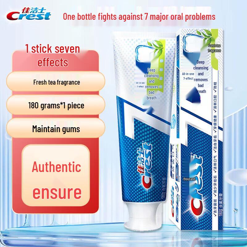 

Crest All-in-One 7-Effect Tea Deep Clean Toothpaste