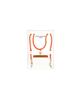 Zoff STUDIO SEVEN Glasses Cord Eyeglass Mask Eyeglasses Eyeglass Sunglasses Preventive (Orange) - Strap, Chain, Band, Holder, Strap, Anti-Lost