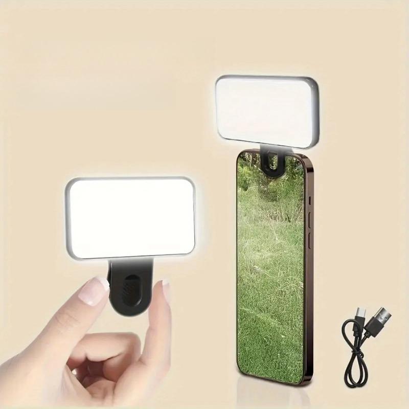 Rechargeable LED Selfie Ring Fill Light Portable 5V USB Live Warm/white For Smart Phone Makeup For/computer Clothing Photography