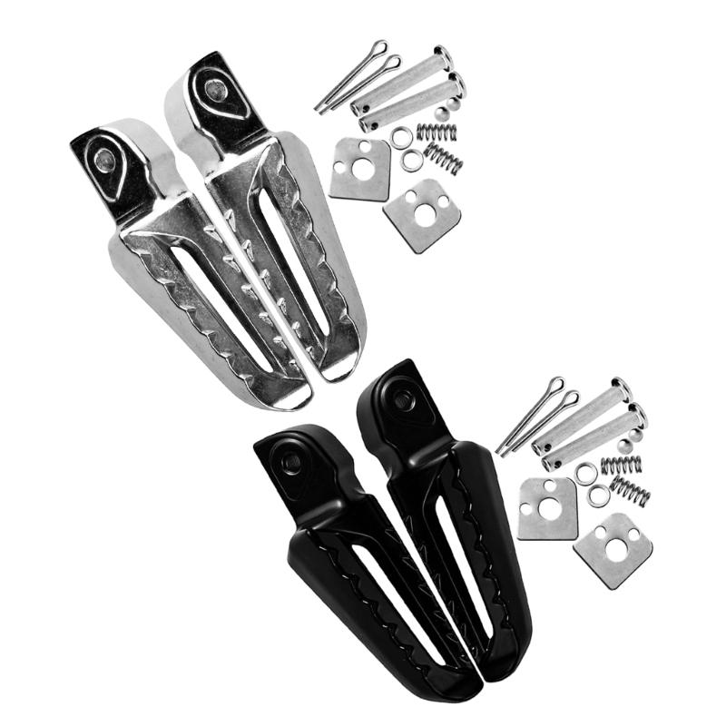 Aluminum Foot Pedal Pegs Motorbike Accessories Easy Installation Replacement Motorcycle Rear Footrest Foldable Pedal