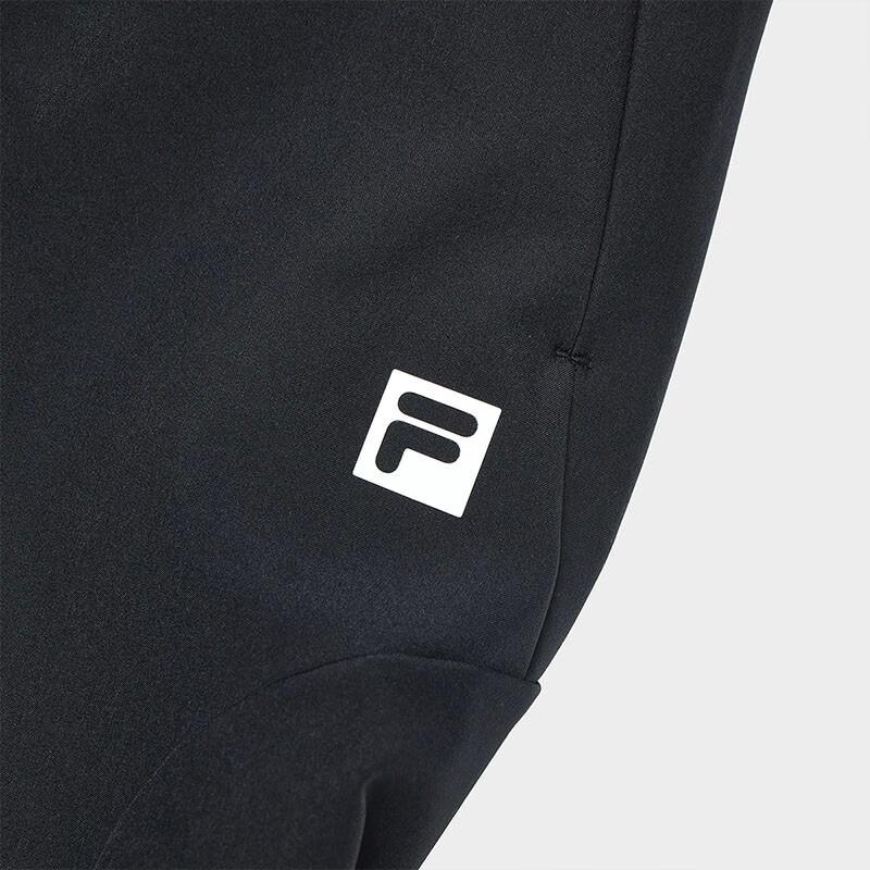 FILA Fitness Series Solid Color Mid-Rise Straight-Leg Sports Pants Men Pants Deep-Black A11M341809F-BK