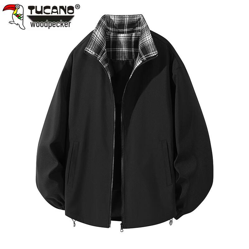 

Tucano Men s Plaid Stand-Collar Jacket 2XL