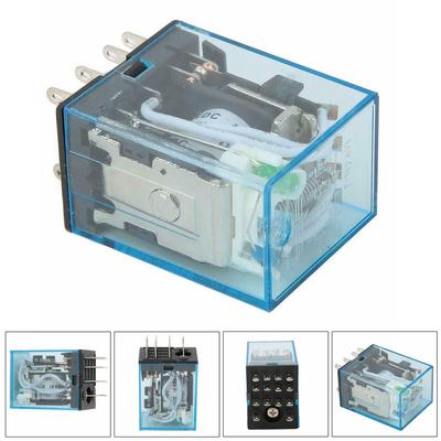 Relais de puissance à bobine 12 V CC MY4NJ 4NO 4NC 14 broches MY4N-J