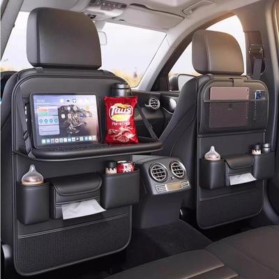 Car Seat Back Multi-Function Storage Organizer and Anti-Kick Pad