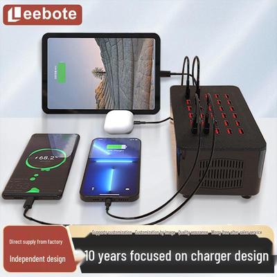 Chargeur USB Multi-Ports Haute Puissance avec 10, 15, 20 et 30 Ports pour Appareils Mobiles