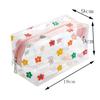 Waterproof Toiletry Organizer Cute Print Avocado Flower Peach Travel Cosmetic Bag Transparent Makeup Bags for Women Girls Clear