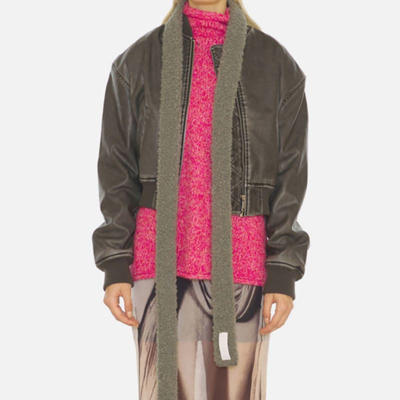 

UNDERCONTROL studio LINE MUFFLER / MOHAIR BOUCLE / CHARCOAL FREE