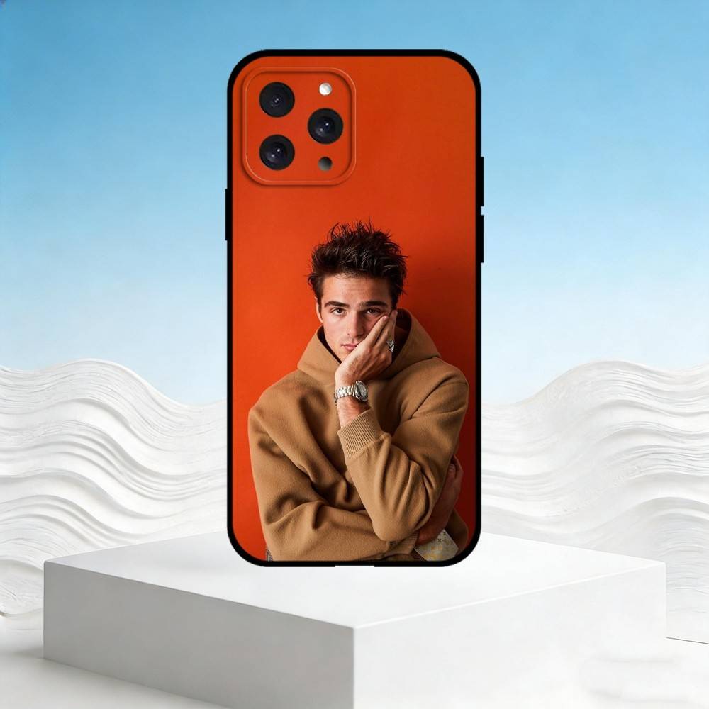 

J-Jacob Elordi Phone Case For iPhone 17,16,15,14,13,12,11 Plus,Pro Max,SE4Soft Silicone Black Cover iPhone17air