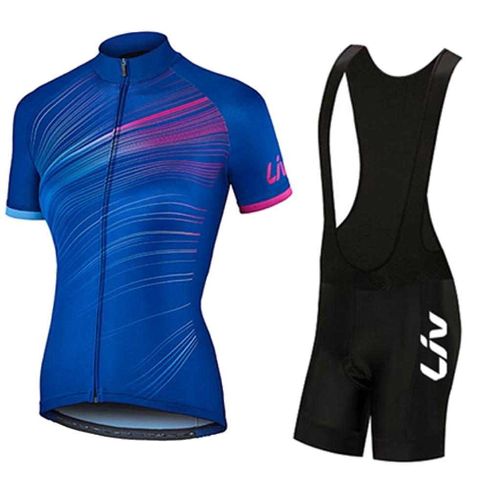 2026 Pro Team Women LIV Cycling Set Summer Women MTB Bike Cycling Clothing Bicycle Clothes Ropa Ciclismo Cycling Jersey Set