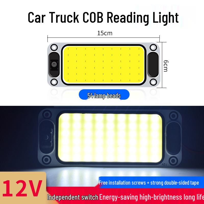 12V/24V LED COB LKW- & PKW-Innenraumleseleuchte für Fahrerhaus- & Kastenwagendach