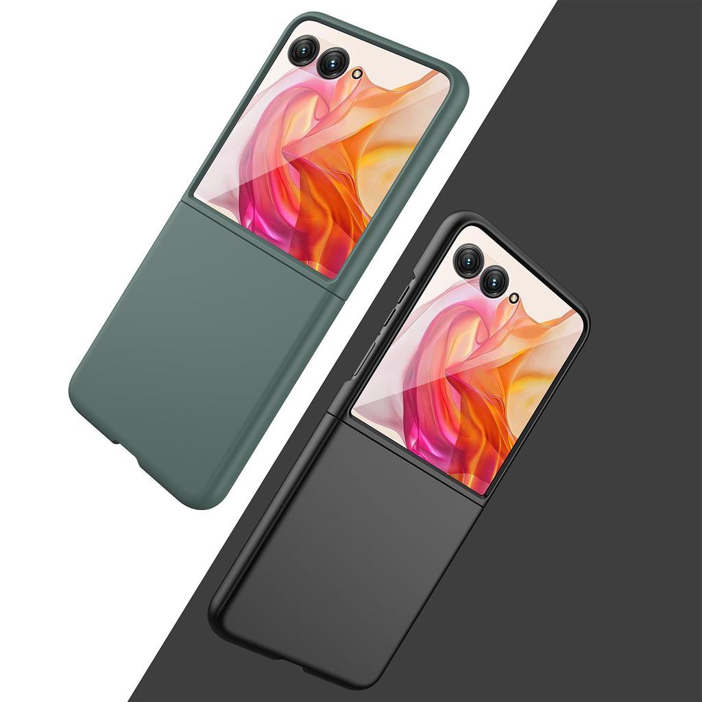 Motorola Razr50 Folding Screen Skin-Feel Protective Case with Tempered Film
