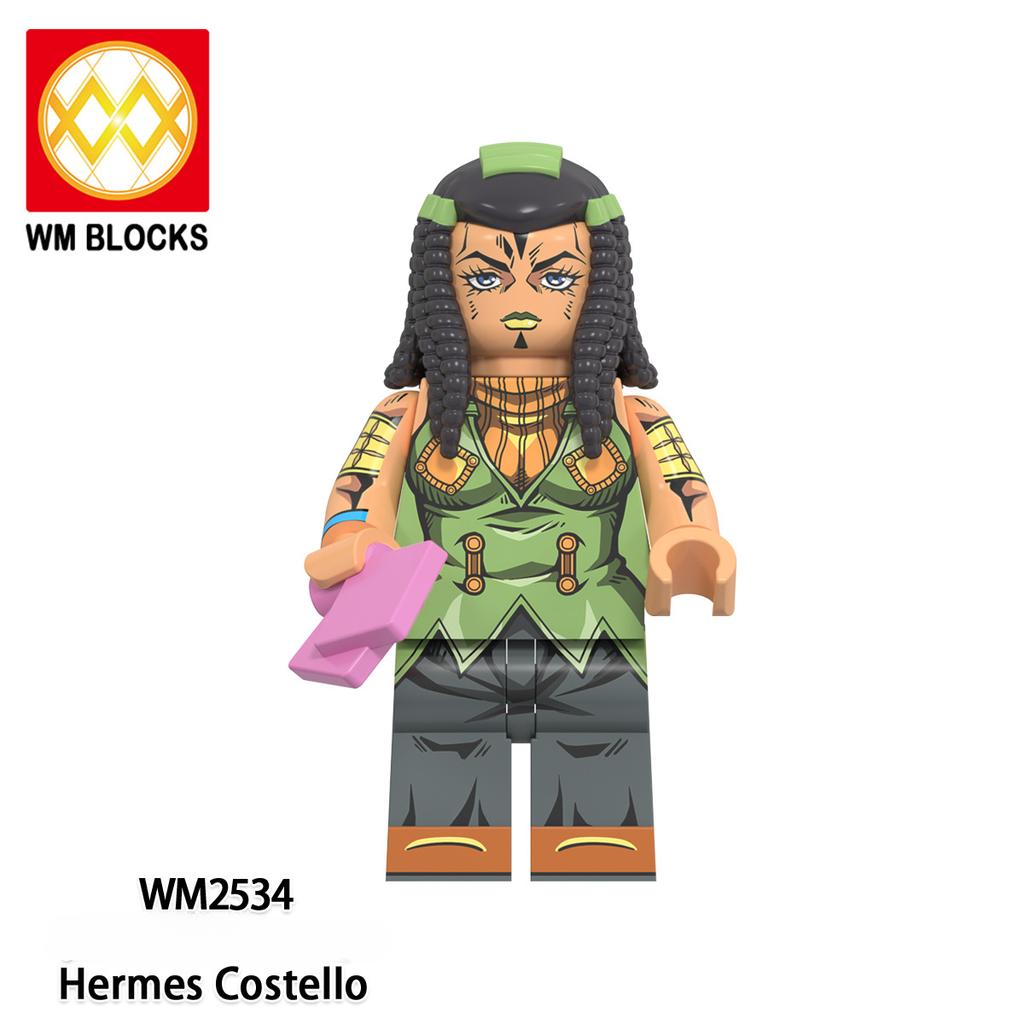 WM6160 Anime Building Blocks – DIY Mini Action Figures, Collectible Japanese Anime Character Toys