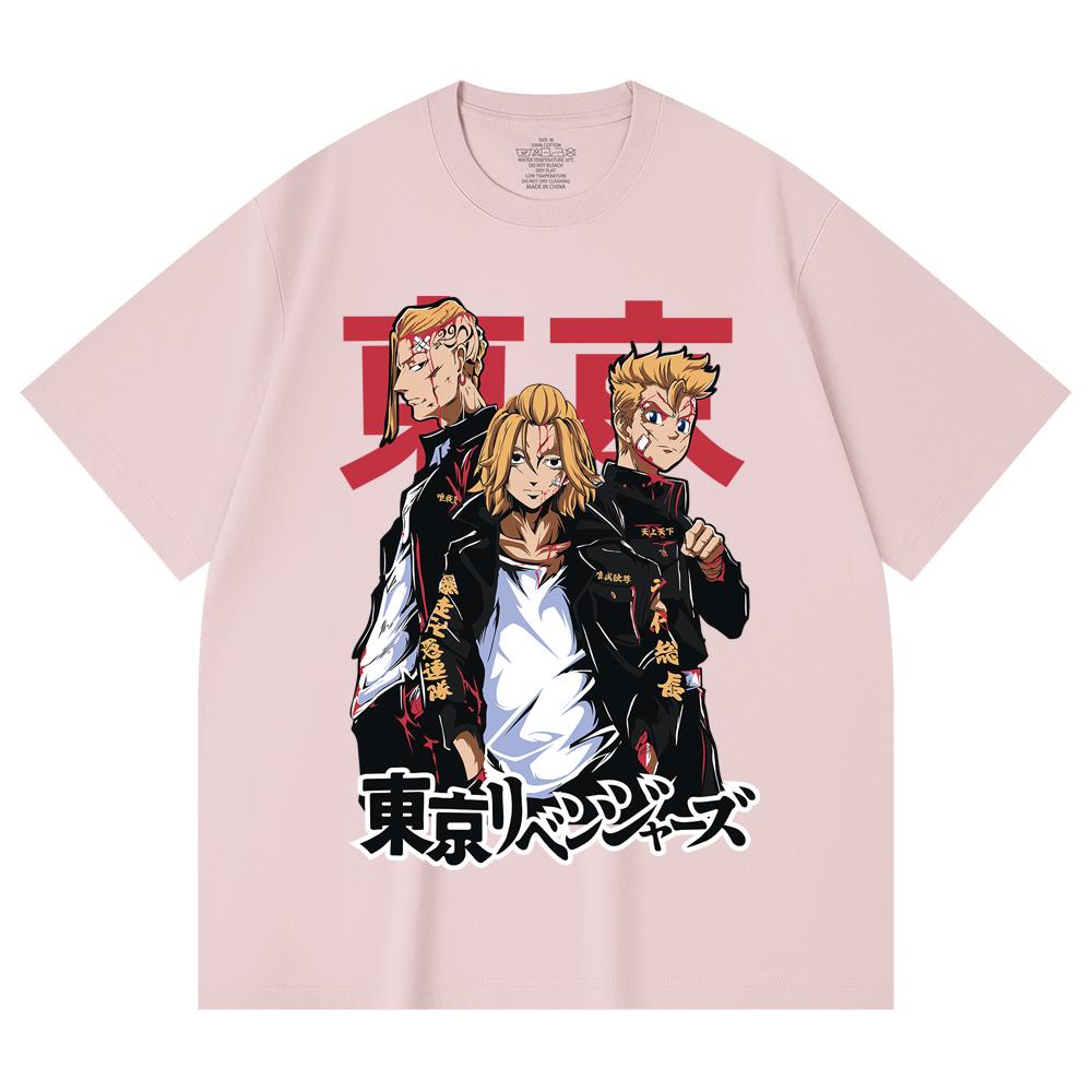 230 Gsm 100% Cotton Tokyo Revengers V1 Print Unisex Heavy Cotton T Shirt