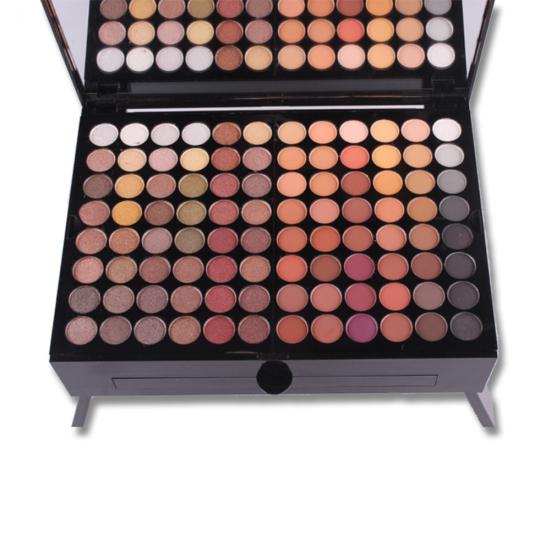 180 Colors Piano Eyeshadow Palette Brush Blusher Pressed Powder Eye Makeup Set