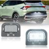 NJSBYL Xenon White LED License Plate Lights For 2023 2024 Kia Sportage 2016-2020 Kia Optima Rear Number Licence Plate LED Tag Lamps Assembly