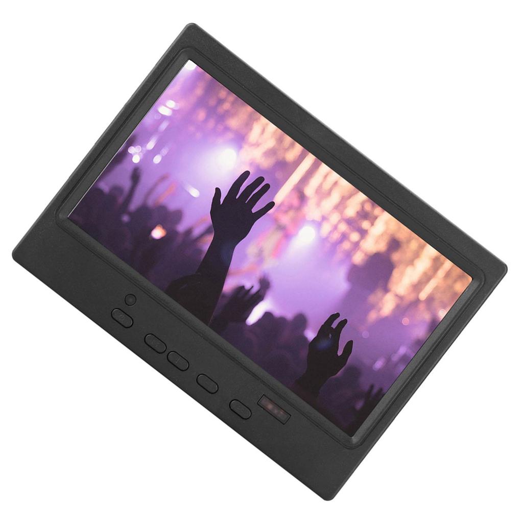 Monitor portatile da 7 pollici 1024x600 con display multifunzione, supporto ingresso HDMI VGA AV