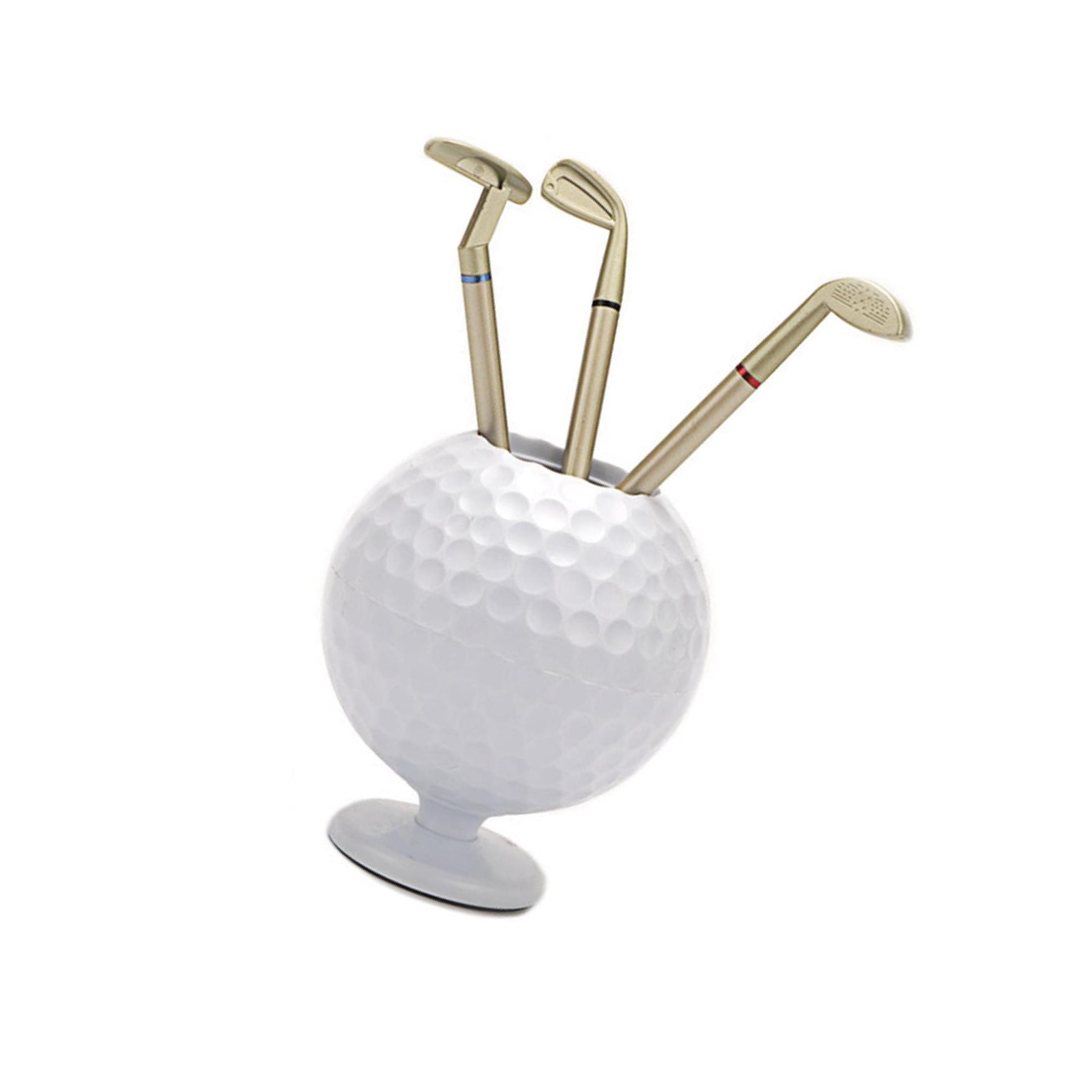 

Creative Golf Ball Pen Holder with 3 Pens for Students Birthday Gift Teacher
