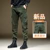 High-end Overalls Men's Autumn and Winter Trendy Brand Loose Straight Casual Long Pants with Martin Boots Mountain Outdoor