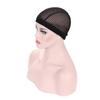 For Making Wig Invisible Hair Net Large Hole Hair Nets Big Hole Mesh Dome Wig Cap Black Dome Caps