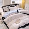 Lilang Hepburn Style Double-Layer Gauze Bedding Set