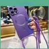 Crossbody Lanyard Strap Case Magnetic For Iphone 14 13 11 12 Pro Max Plus Xs X Xr 7 8 Plus Se 2020 For Magsafe Silicone Soft Back Cover