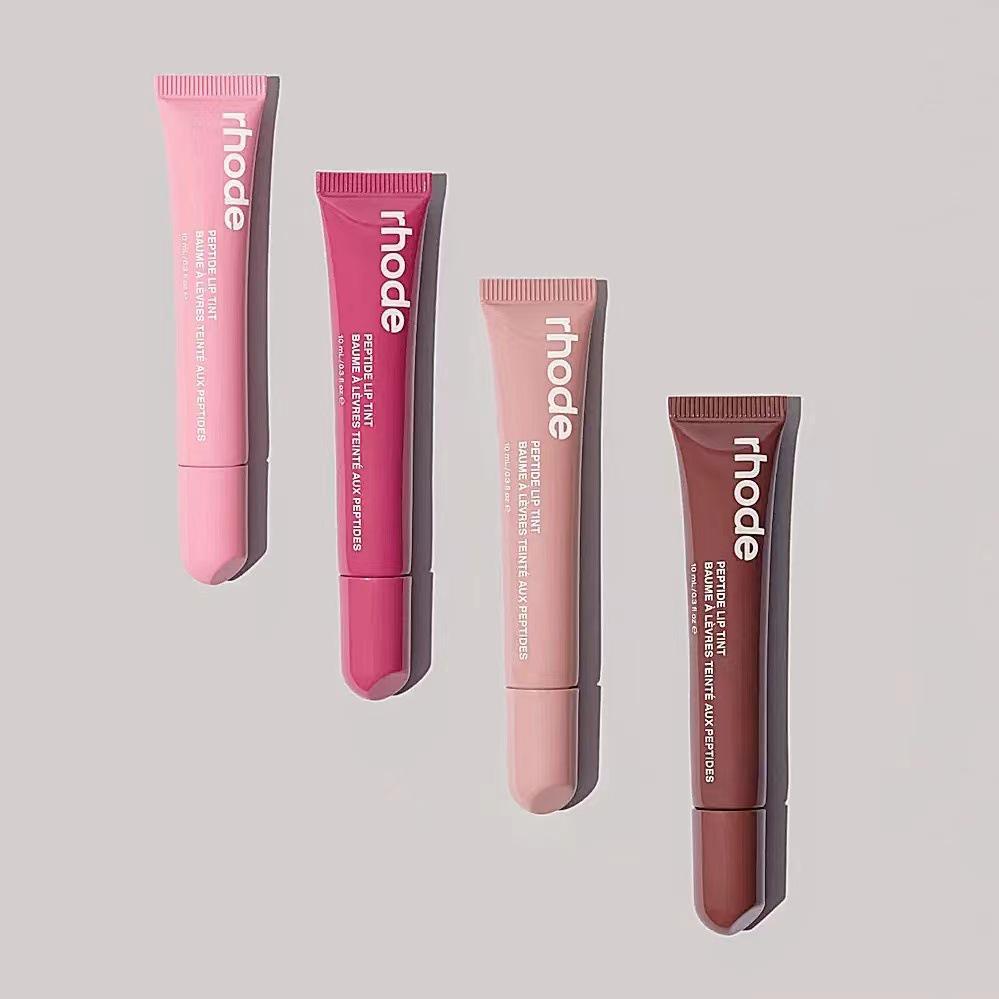 Hailey Tinted Lip Balm: Cross-Border Rhode Skin Hydrating Jelly Care In Ribbon/Toast