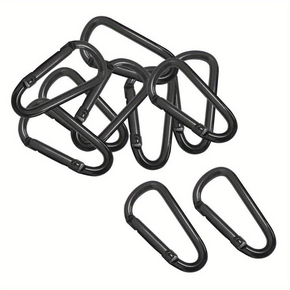 5pcs Electrophoresis Quick Release Carabiner D Type Outdoor Sports Buckle  Rock Climbing