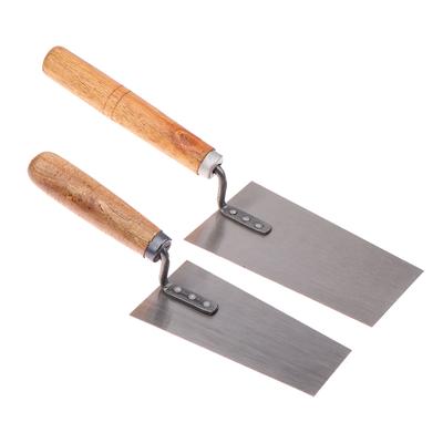 1 PEZZO Cazzuola Margine per Cemento Secchio Acciaio al Manganese Spatola per Stucco Misurazione Mattoni Intonacatura Muri Utensile a Mano